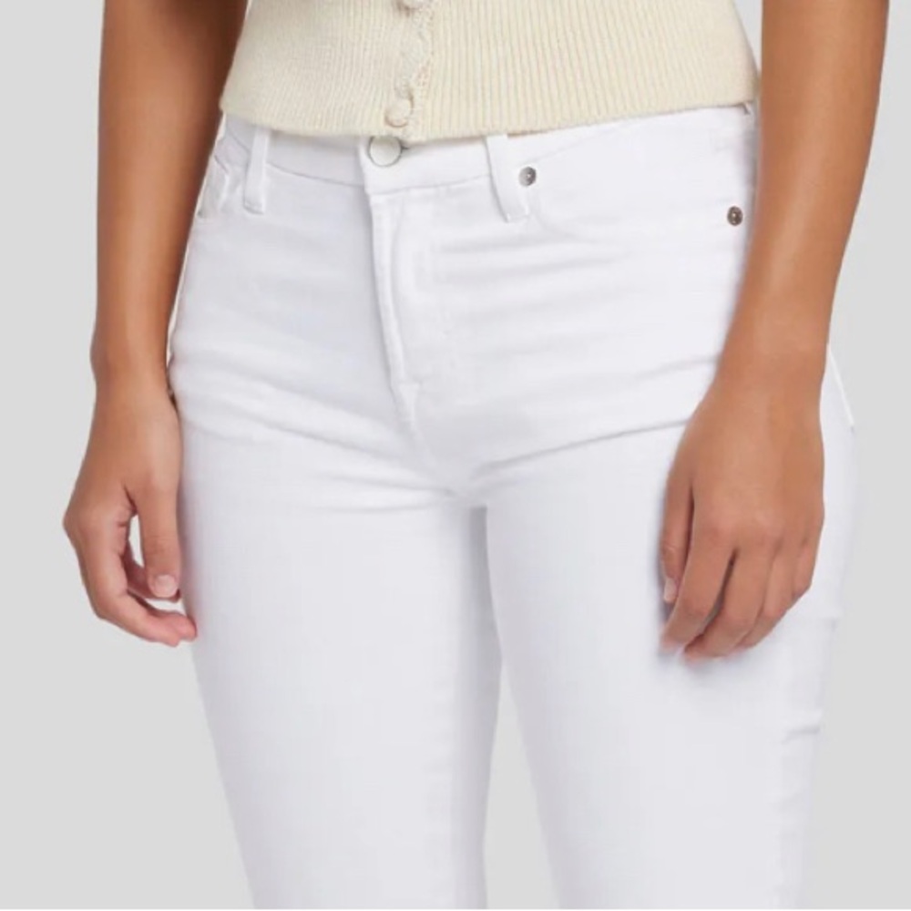 7 for all mankind capri Kimmie straightleg Perfect jean w frayed hem, size 30 - Picture 1 of 6